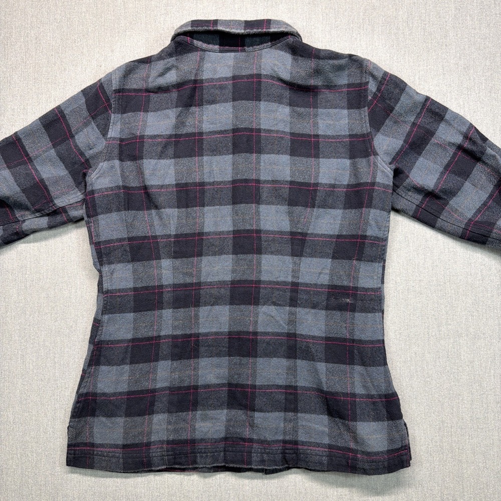 Patagonia Women's Organic Cotton Long-Sleeved Fjord Flannel Shirt‎ Size 6 - Picture 7 of 8